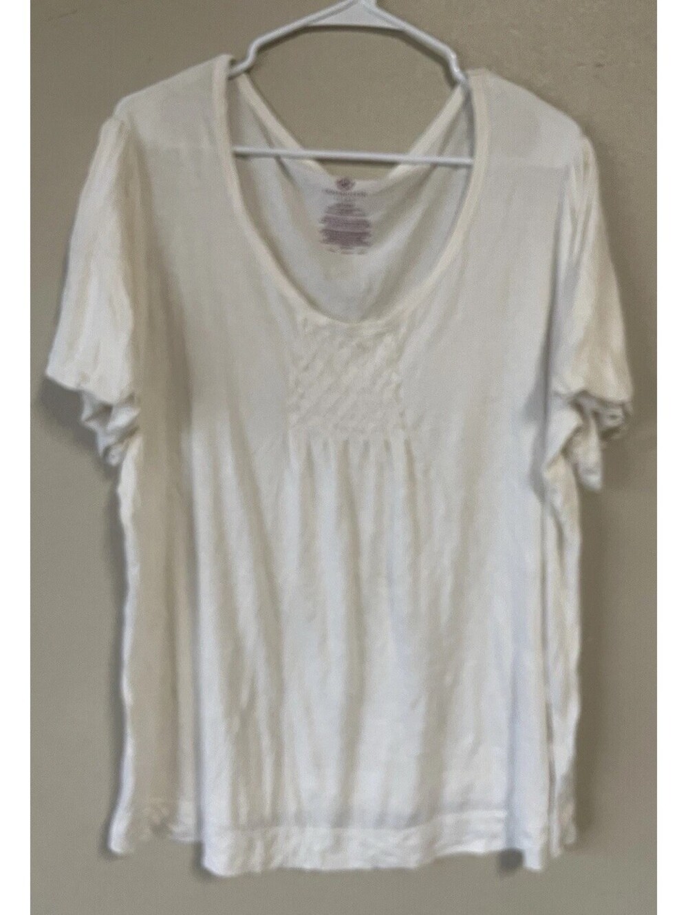 Covington Sport  20 22 White Short Sleeve Plus Size Tee